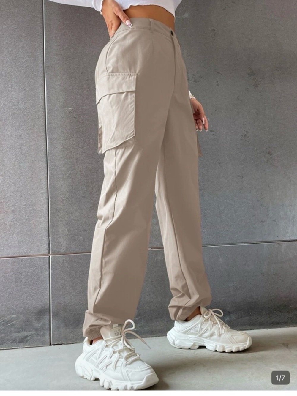 Cargo Pants with Side Pockets